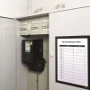 Inforam Duraframe Magnetic Note - anteckna direkt på A4 arket Svart A4