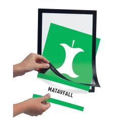Inforam Duraframe Självhäftande Svart A4