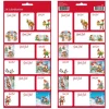 Juletiketter Ark med olika motiv och storlekar