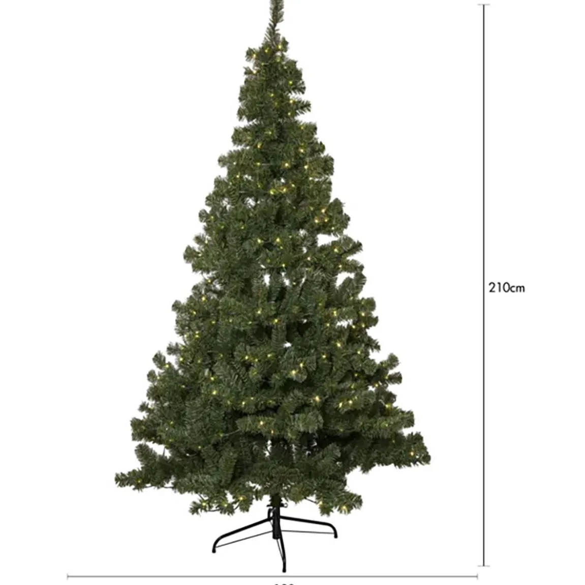 Julgran Star Trading Ottawa 400 LED Lampor Grön 210cm