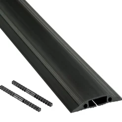 Kabelkanal D-LINE Golv PVC Pro Svart 1,8m