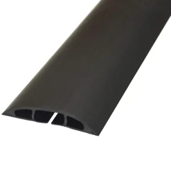 Kabelkanal D-LINE Golv PVC Svart 1,8m