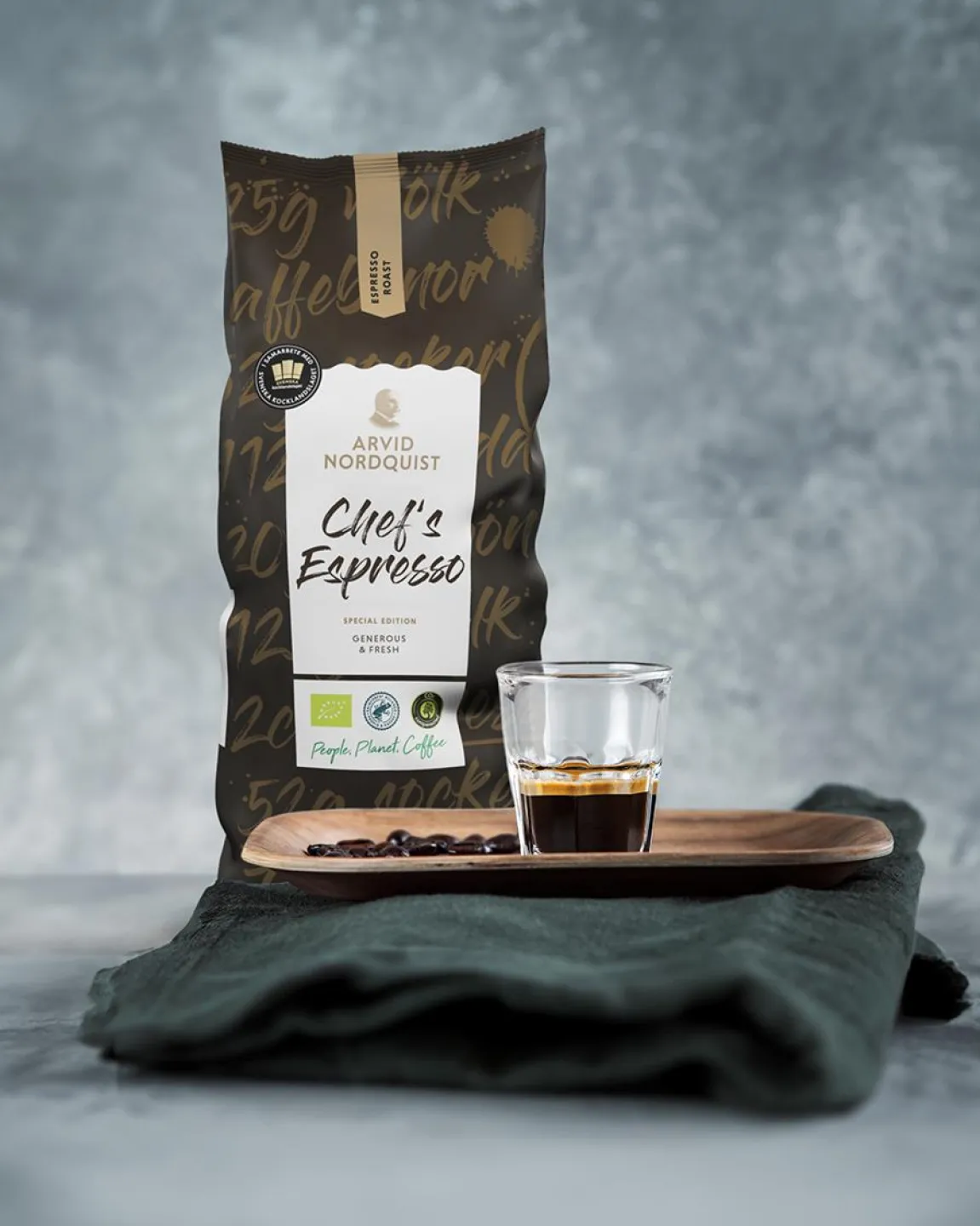 Kaffe Arvid Nordquist Chef's Espresso Hela Bönor 1000g