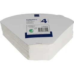 Kaffefilter Abena 1x4 Blekt Vit