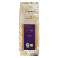 Kaffe Löfbergs Coppomo Espresso Hela Bönor 500g