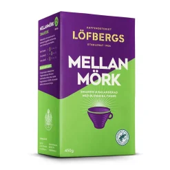 Kaffe Löfbergs Mellanmörk Brygg 450g