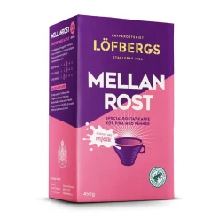 Kaffe Löfbergs Mellanrost perfekt med Mjölk Brygg 450g