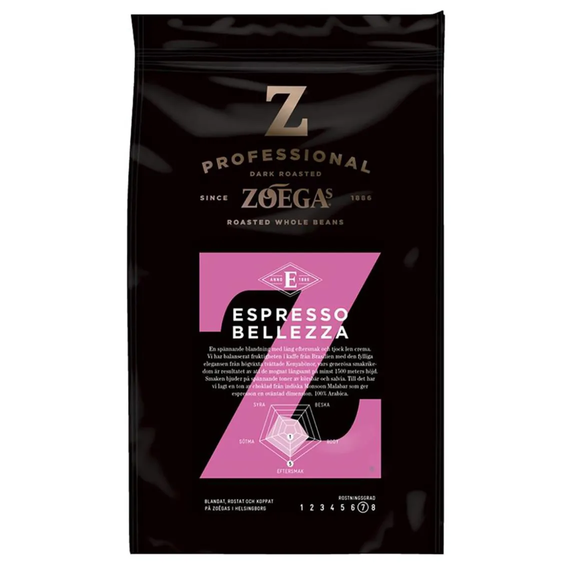 Kaffe Zoégas Belezza Espresso Hela Bönor 500g