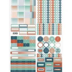 Kalenderstickers Burde 9140 Stickersark Be more productive