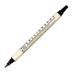 Kalligrafipenna Zig MS-8400 2 Spetsar Svart 2/5mm