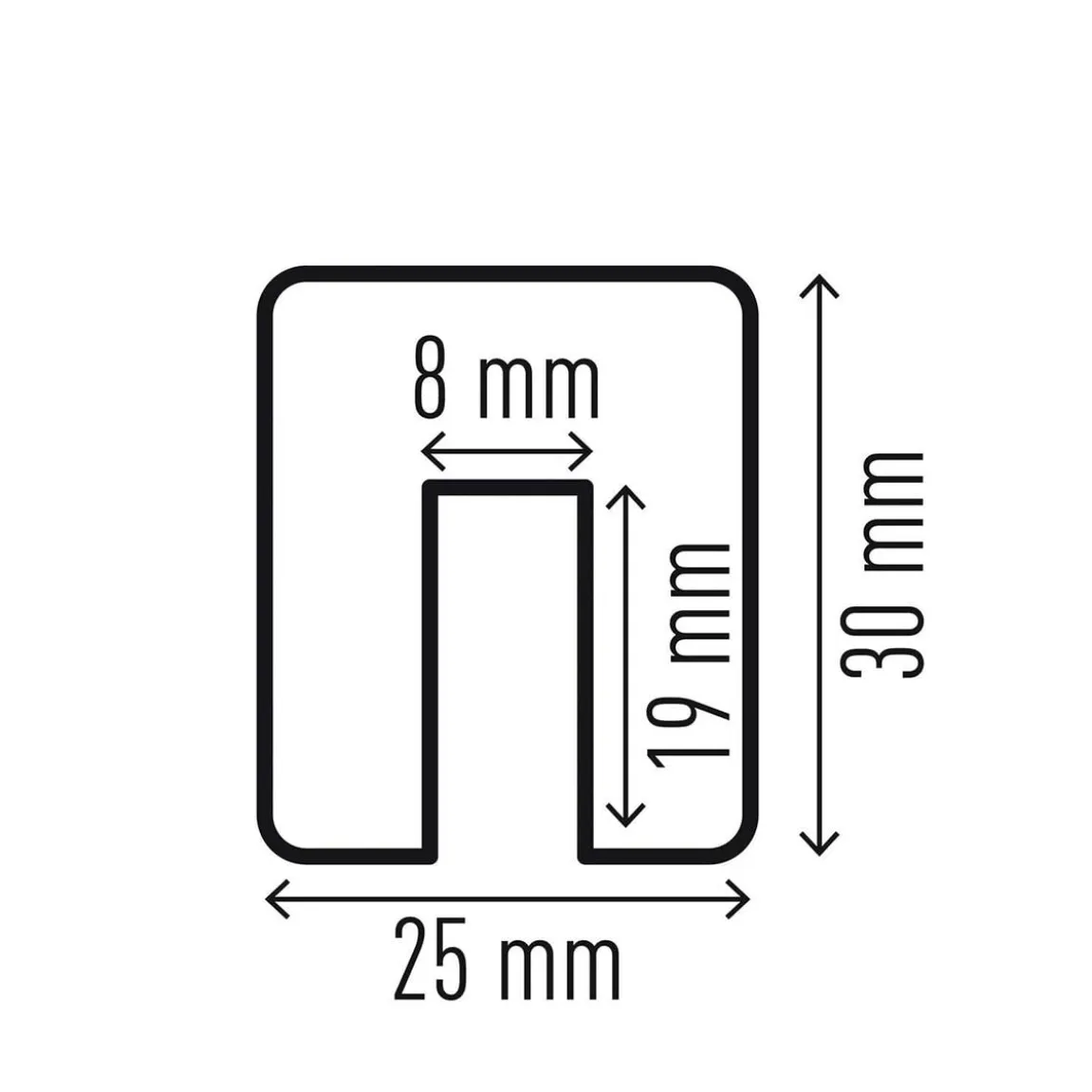 Kantskydd Durable E8 Gul/Svart 1000x25x30mm
