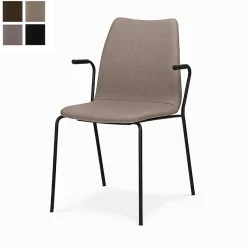 Karmstol inoff Knuff Helklädd Beige/Svart