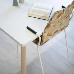 Karmstol inoff Knuff Helklädd Beige/Svart