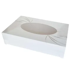 Kartong Catering med fönster 360x250x80mm