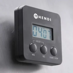 Kökstimer Hendi Med Magnetklämma Svart