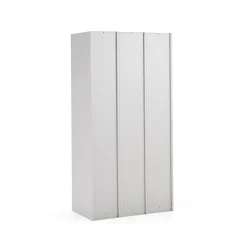Klädskåp Click 1-dörr x 3 modul Mörkgrå 1800x900x500mm