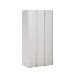 Klädskåp Click 2-dörr x 3 modul Mörkgrå 1800x900x500mm