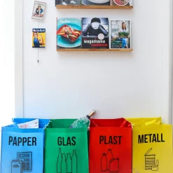 Källsorteringsset Returen metall, plast, glas, papper
