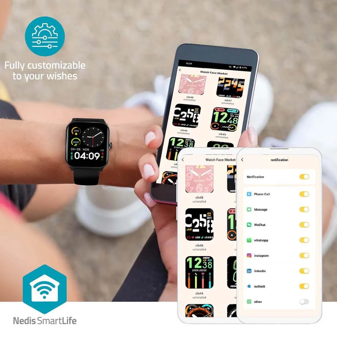 Klocka Nedis SmartLife