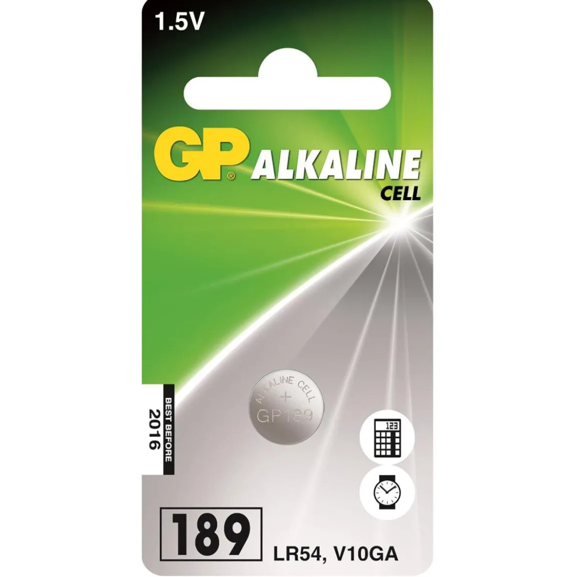 Knappcellsbatteri GP Ultra + Alkaline LR54/LR1130 1,5V