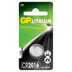 Knappcellsbatteri GP Ultra + Lithium CR2016 3V