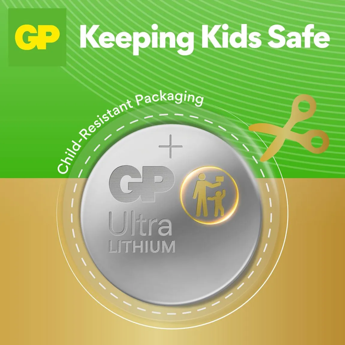 Knappcellsbatteri GP Ultra Lithium CR2025 3V