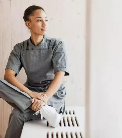 Kockskjorta Segers 1097 Unisex Grå melange XXS