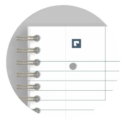 Kollegieblock Oxford Origins Linjerat 70 Blad Svart A4+ 90g