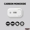 Kolmonoxidlarm Housegard CA108 Med LCD-skärm