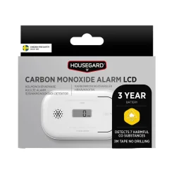 Kolmonoxidlarm Housegard CA108 Med LCD-skärm
