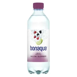 Kolsyrat Vatten Bonaqua Hallon/Björnbär PET 50cl exkl pant