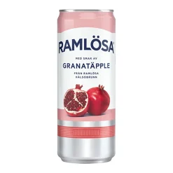 Kolsyrat Vatten Ramlösa Granatäpple Burk 33cl exkl pant