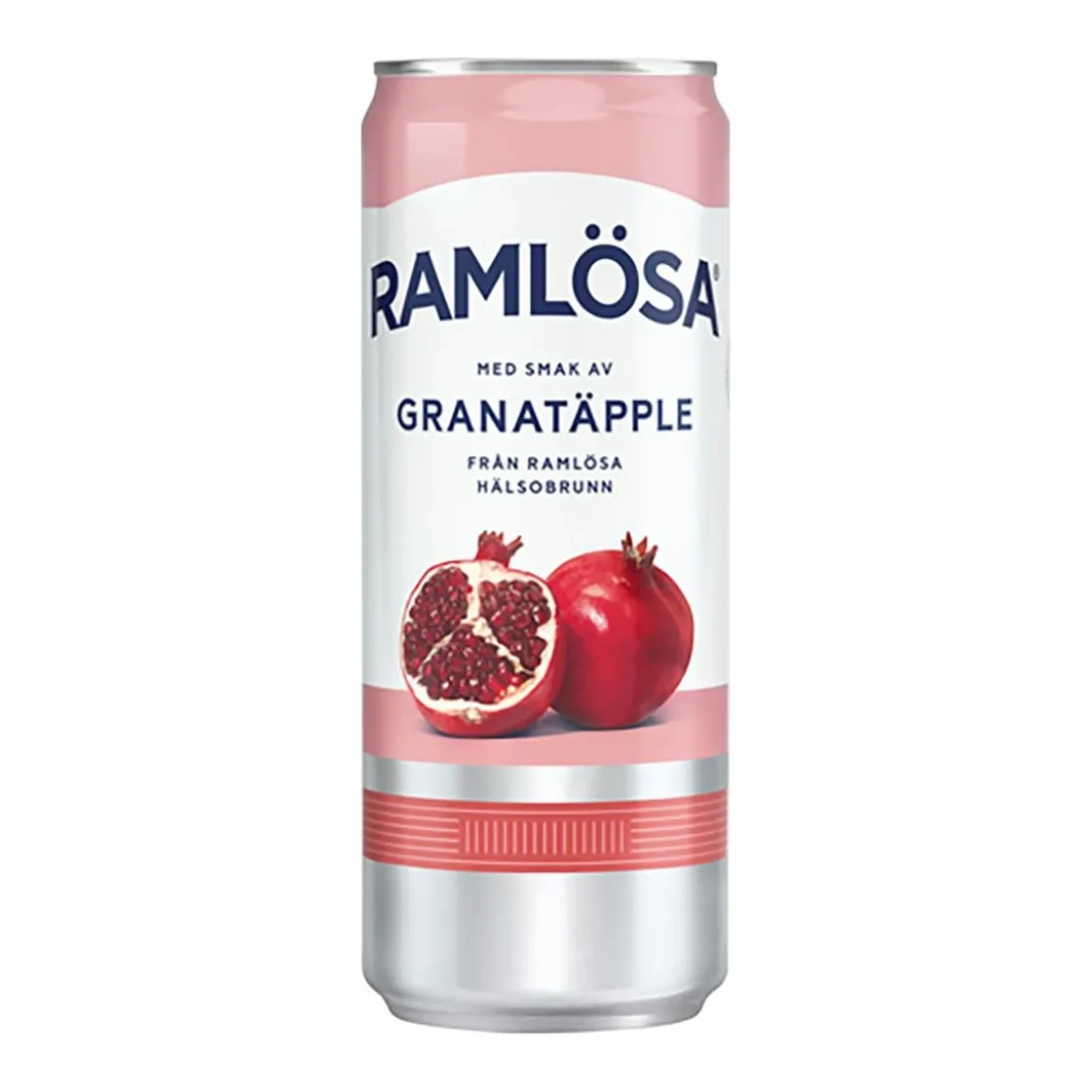 Kolsyrat Vatten Ramlösa Granatäpple Burk 33cl exkl pant