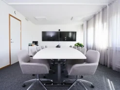 Konferensbord Madrid Vitlaminat 3600x1200/800