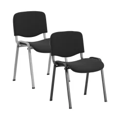 Konferensstol Sofie Stapelbar Svart/Svart