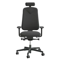 Kontorsstol Höganäs 290 Large Nackstöd konstläder Svart