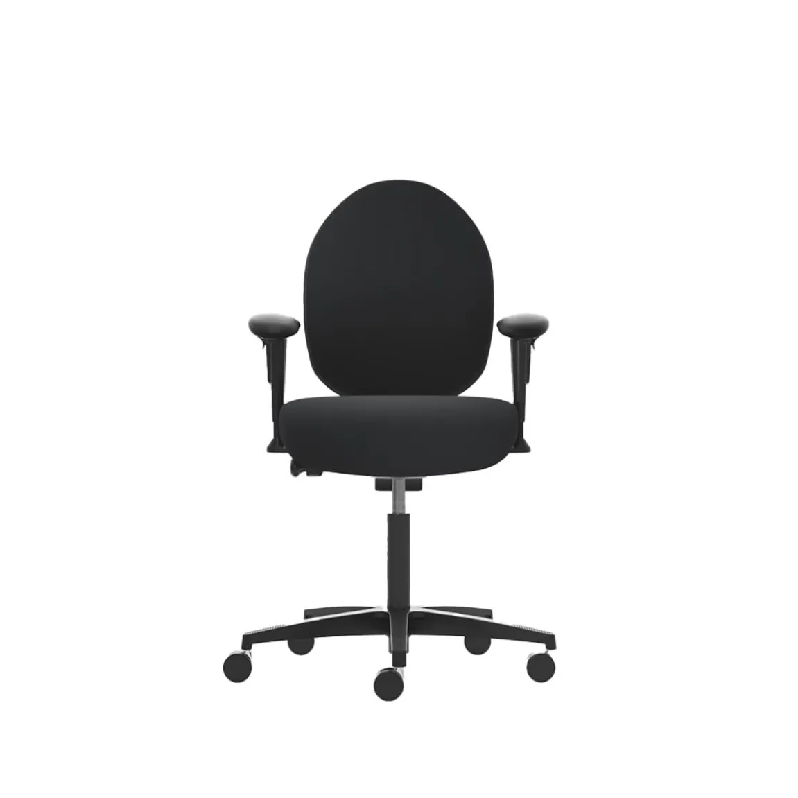 Kontorsstol Malmstolen Active R3 Medium DUX Svart
