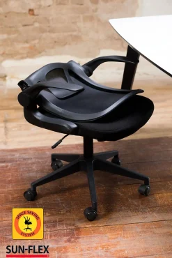 Kontorsstol Sun-Flex Hideaway Chair Svart