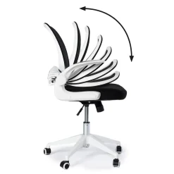 Kontorsstol Sun-Flex Hideaway Chair Svart/vit