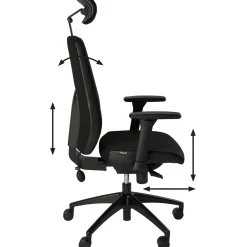 Kontorsstol Sun-Flex Officechair HB Svart