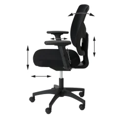 Kontorsstol Sun-Flex Officechair Mesh Svart