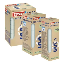 Kontorstejp Tesa Eco & Crystal EcoLogo 19mm x 10m
