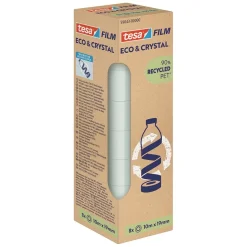 Kontorstejp Tesa Eco & Crystal EcoLogo 19mm x 10m