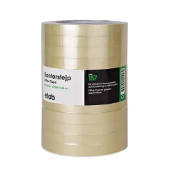 Kontorstejp Transparent 12mm x 66m