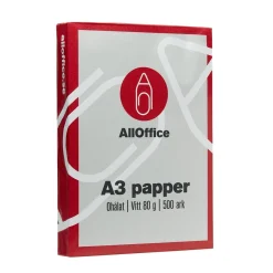 Kopieringspapper AllOffice Ohålat A3 80g