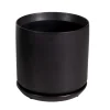 Kruka Palermo Svart Höjd 180mm 4L