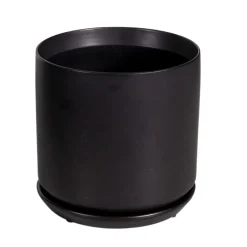 Kruka Palermo Svart Höjd 180mm 4L