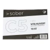 Kuvert Sober C5 FH Vit 80g