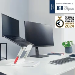Laptopställ Leitz Ergo Justerbart Vit