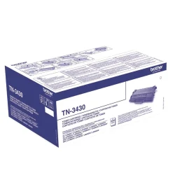 Lasertoner Brother 3000 Sidor TN3430 Svart